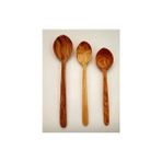 Mehmet YozgatlıoğluÜç Parça Zeytin Kaşık Takımı, 19 cm 24 cm 30 cm Zeytin Kaşık, Tahta Kaşık Seti