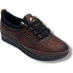 Mehtap 1170-26 Yağlı Deri Anatomik Slip On Comfort Kadın Ayakkabı - Taba