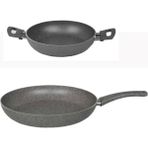 Mehtap Granit 32 cm Tava ve 22 cm Sahan Seti