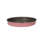 Mehtap Pembe 34 cm Granit Yuvarlak Tepsi