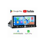 Mehter AKS-690 4/64GB Android Ince Kasa Mini Ekran 6''inch Tek Din Oto Multimedya Teyp Car Play-Usb-Gps-Wifi Kamer