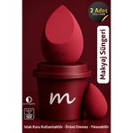 mei Makyaj Süngeri Fondöten Emmeyen Sponge Coffee Cup Hijyenik Merlot Pro 1 Mini