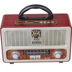 Meier M-111BT Beyaz Nostaljik Retro Radyo