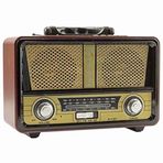 Meier M-112BT Ahşap Vintage Bluetootlu Nostaljik Radyo
