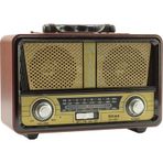 Meier M-112BT Nostaljik Adaçayı Yeşili Şarjlı Radyo