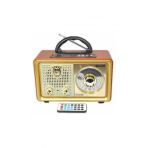 Meier Meier M-110Bt Gold Renk Nostaljik Radyo Ahşap Görünümlü Bluetooth Hoparlör Fm Sd Kart Usb Girişi