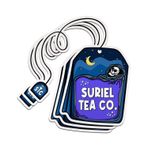 MEIHKBEC (3 ADET) ACOTAR Suriel Tea Co Çay Poşeti Çıkartma Çay Dökülmesi Kitapçı Fantezi Kitap Sevgili Okuma Kindle Booktok Kalıp Kesim Su Şişesi Bardak Telefon Kılıfı Dizüstü Bilgisayar Arabaları için Su