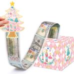 Meiidoshine Nakit Hediye Çekmek için Noel Kumbara, Sürpriz Para Tutucu Nakit Hediyesi, Çocuklar Yetişkinler için Kendin Yap Eğlenceli Tatil Nakit Kutusu, Kadın Erkek Kız Erkek Anne Baba Arkadaşlar