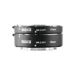 Meike MK-Z-AF1 Metal Auto Focus Makro Extension Tube Adaptör Halkası (11 mm + 18 mm) Nikon Z5 Z6 Z7 Z50 ile Uyumlu