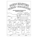 Mein erster Tiere - Malbuch: Einfache Bilder zum Malen für Kinder ab 2 Jahren