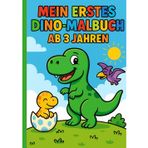 Mein erstes Dino-Malbuch ab 3 Jahren – Große, einfache Dinosaurier-Bilder für Kinder: 30 süße Dinos zum Ausmalen – ideal für Kindergarten & Vorschule