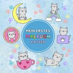 Mein erstes Malbuch Katzen: Malbuch für Kleinkinder ab 1 Jahr, zur Förderung von Kreativität und motorischen Fähigkeiten, mit großen Katzenmotiven, 20 große Bilder, kräftige Linien