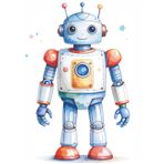 Mein kunterbuntes Roboter-Malbuch – Kreativität für das ganze Jahr: Innen 60+ fantasievolle Ausmalmotive für Kinder von 3–10 Jahren • Sprachfrei • Für Mädchen & Jungen