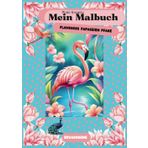 Mein Malbuch: 50 zauberhafte Flamingos, Papageie und Pfaue in A4- Format mit schwarzen Rückseiten, den Farbkombinationen sind keine Grenzen gesetzt. ... du zur Ruhe und kannst dem Alltag entfliehen