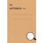 Mein Notizbuch: Dotted | 6x9'' (etwas größer als A5) | 150 Seiten | KDP: 74-90g/qm - Orange Edition