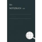 Mein Notizbuch: Kariert | 6x9'' (etwas größer als A5) | 150 Seiten | KDP: 74-90g/qm - Dark Grey Edition