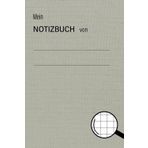 Mein Notizbuch: Kariert | 6x9'' (etwas größer als A5) | 150 Seiten | KDP: 74-90g/qm - Grey Edition