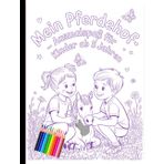 Mein Pferdehof – Ausmalspaß für Kinder ab 5 Jahren: Einfache und schöne Designs, die kühn und einzigartig sind.