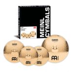 Meinl Classics Custom Brilliant Lavabo Seti Box Pack 35,7 cm (14 inç) Hihat, 16 inç Crash ve 20 inç Ride Lavabo Davul için – B10 Bronz, Parlak Finish (CC141620)