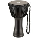 Meinl Percussion 25 cm Rope Tuned Travel Djembe davul - Çocuklar ve yetişkinler için müzik enstrümanı - Öğrenmesi kolay - Siyah (PADJ4-M-G)
