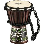 Meinl Percussion Oda Dekorasyonu için Afrika Tarzı Mini Djembe Davul - Çin Yapımı Değildir - El Boyalı Maun Ahşap, 2 Yıl Garanti (HDJ6-XXS)