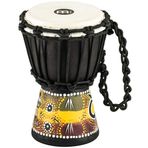 Meinl Percussion Oda Dekorasyonu için Mini Djembe Davul - Çin Yapımı Değildir - El Boyalı Maun Ahşap, 2 Yıl Garanti (HDJ7-XXS)