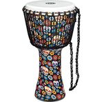 MEINL Percussion Travel Series Djembe - 12" Day of the Dead Finish Sentetik kürk (PADJ7-L-F)