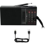 Meir M-568BT Fm Radyo - Siyah
