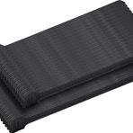 Meister Cırt cırtlı kablo bağı - 100 adet set - 200 x 12,5 mm - siyah - tekrar kapatılabilir - sağlam ve su geçirmez/tekrar kullanılabilir kablo bağı/halkalı cırt cırtlı bantlar / 7452680