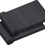Meister Cırt cırtlı kablo bağı - 100 adet set halinde - 150 x 12,5 mm - siyah - tekrar kapatılabilir - sağlam ve su geçirmez/tekrar kullanılabilir kablo bağı/halkalı cırt cırtlı bantlar / 7452670