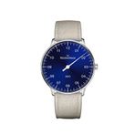 Meistersinger NES908 Mavi Neo Sunburst Blue Sapphire Deri Erkek Kol Saati