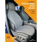 Meka Part Terletmez Koltuk Kilimi Tekli Oto Kilim Füme Universal Kılıf 1 Parça Ön koltuk Için