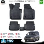 Meka Part Vw Caddy 3D Pro Havuzlu Paspas 2010-2015 A+ Kalite - Siyah