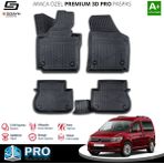 Meka Part Vw Caddy 3D Pro Havuzlu Paspas 2015-2020 A+ Kalite - Siyah