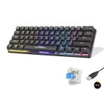 Mekanik Mini Kl.ye Blue Switch Rgb - Siyah G509b