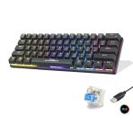 Mekanik Mini Klavye Blue Switch Rgb - Siyah G509b