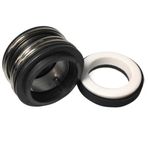 Mekanik Salmastra Tek Yaylı, 1set Auger Şaft Contası, FKM Tip-E 1/2" 5/8" 3/4" 1" OD Şaft Tek Sarmal Yay Kendiliğinden Emişli Pompa için, Şaft Contası Yüzme Havuzları(19.02mm)