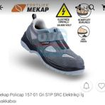 Mekap Policap 157 01 S1P Gri İş Ayakkabısı