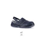 Mekap Slipper 210-02 S1 Src Lacivert Mikrofiber Deri Çelik Burun Sabo Iş Terlik Sandalet
