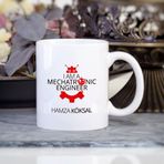 Mekatronik Mühendisi Kırmızı Kupa Bardak