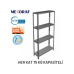 Mekoraf Mekoraf 31 X 93 4 Katlı 2 Metre Arsiv Ve Depo Çelik Raf Sistemi