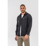 MEKOTEX Taktik Gömlek Fermuar Cepli Koruma Swat Outdoor Gömlek Siyah - 428 - 2XL