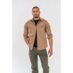 MEKOTEX Taktik Gömlek Fermuar Cepli Koruma Swat Outdoor Gömlek Siyah - 428 - Bej