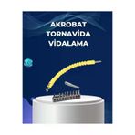 MEKs 12’Li Akrobat Bits Vidalama Seti Esnek Uç Çok Yönlü Kullanım - Hep-6133-5918