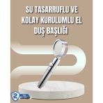 Meks 360° Ayarlanabilir Çok Fonksiyonlu Duş Başlığı - HEP-2838-6975 - Çok Renkli