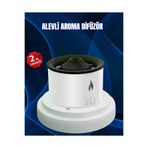 MEKs 3D Alev Işıklı Aromaterapi Makinesi – 360 Ml Su Kapasiteli Sessiz Difüzör - Hep-4722-1091
