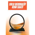 MEKs 3D Led Işıklı Kum Saati Gece Lambası Hareketli Sulu Kum Saati Orta Boy - Hep-5184-4364