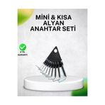 MEKs 9 Parça Alyan Anahtar Seti Isıl İşlem Görmüş Dayanıklı Çelik - Hep-6825-3463