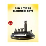 MEKs 9’U 1 Arada Bakım Seti Güçlü Motorlu Saç Sakal Burun Kulak Trimmer - Hep-2459-5774