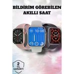 MEKs Akıllı Saat Adım Sayar Kalp Atışı İzleme Dokunmatik Bluetooth Bağlantılı - Hep-4864-4771